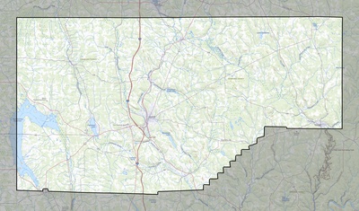 Crawford County PA USGS topo map