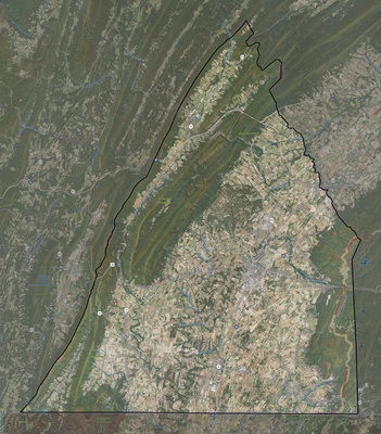 Franklin County PA USGS imagery and topo map