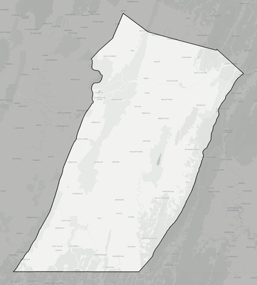 Fulton County PA county basemap context