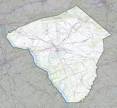 Lancaster County PA USGS topo map
