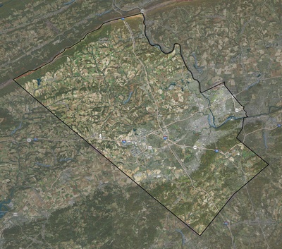 Lehigh County PA USGS imagery and topo map