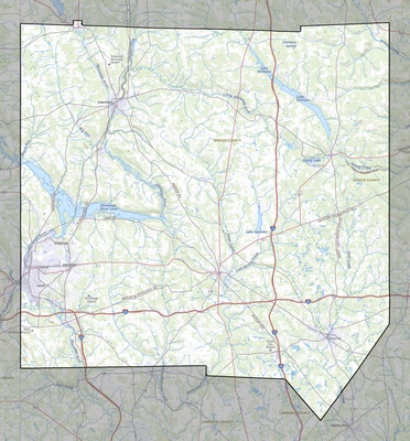 Mercer County PA USGS topo map