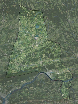 Montour County PA USGS imagery and topo map