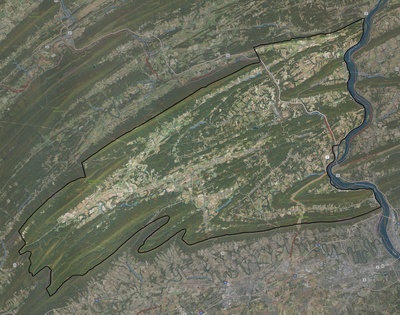 Perry County PA USGS imagery and topo map
