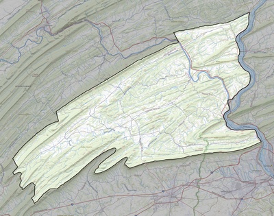 Perry County PA USGS topo map
