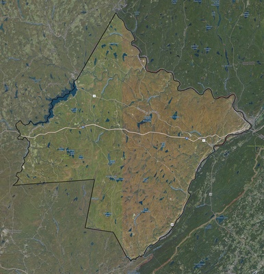 Pike County PA USGS imagery and topo map
