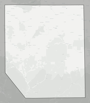 Potter County PA county basemap context