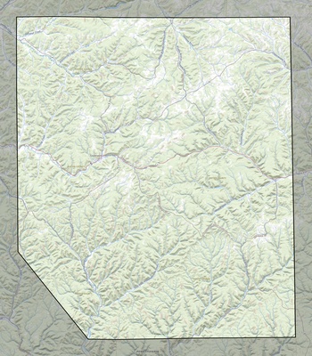 Potter County PA USGS topo map