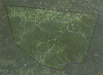 Sullivan County PA USGS imagery and topo map