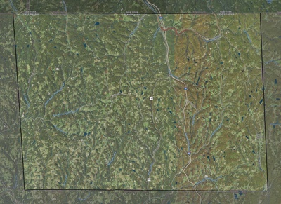 Susquehanna County PA USGS imagery and topo map