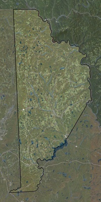 Wayne County PA USGS imagery and topo map
