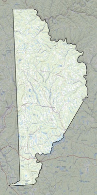 Wayne County PA USGS topo map