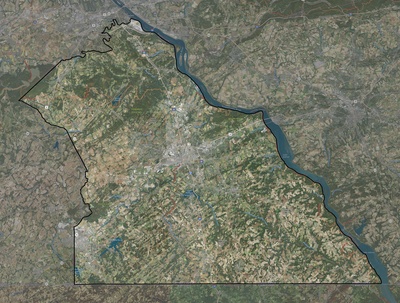 York County PA USGS imagery and topo map