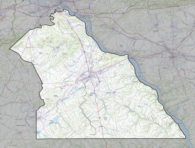York County PA USGS topo map
