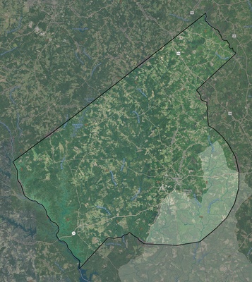 Abbeville County SC USGS imagery and topo map