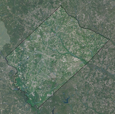 Aiken County SC USGS imagery and topo map