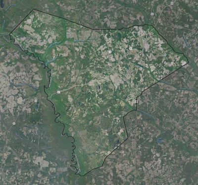 Allendale County SC USGS imagery and topo map