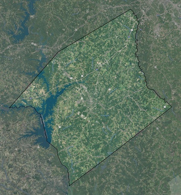 Anderson County SC USGS imagery and topo map