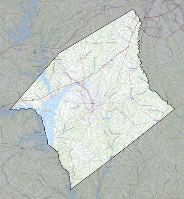 Anderson County SC USGS topo map