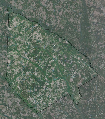 Bamberg County SC USGS imagery and topo map