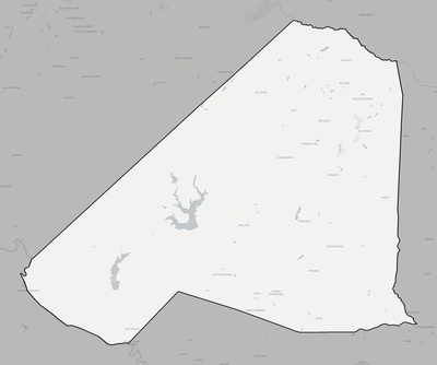Barnwell County SC county basemap context