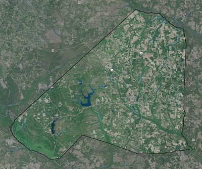 Barnwell County SC USGS imagery and topo map