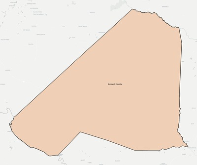 Barnwell County SC school district boundaries map