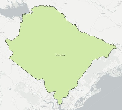 Berkeley County SC school district boundaries map