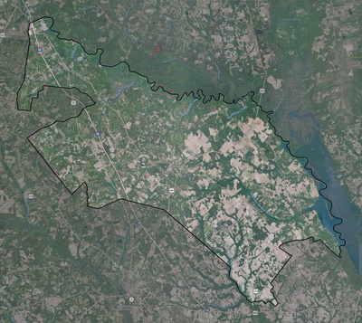 Calhoun County SC USGS imagery and topo map