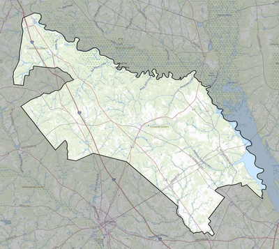 Calhoun County SC USGS topo map