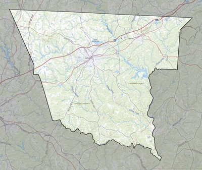 Cherokee County SC USGS topo map