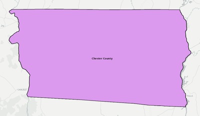 Chester County SC school district boundaries map