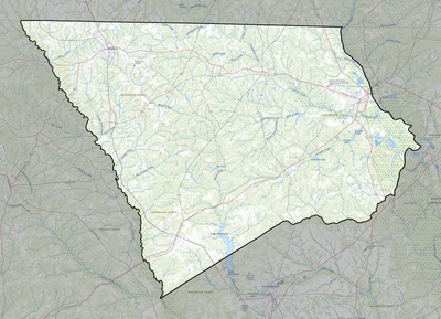 Chesterfield County SC USGS topo map