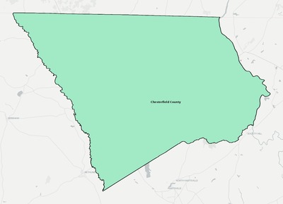 Chesterfield County SC school district boundaries map