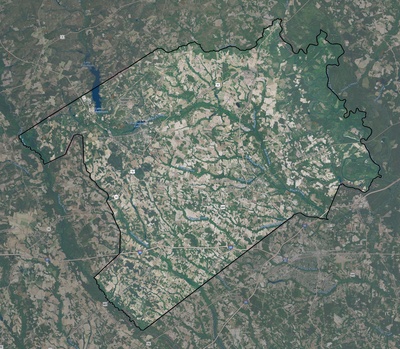 Darlington County SC USGS imagery and topo map
