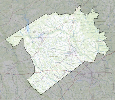 Darlington County SC USGS topo map