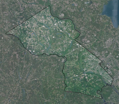 Dorchester County SC USGS imagery and topo map