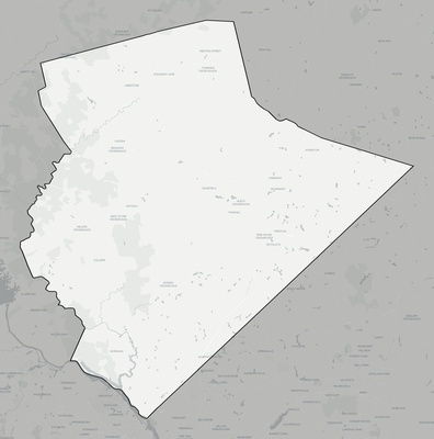 Edgefield County SC county basemap context