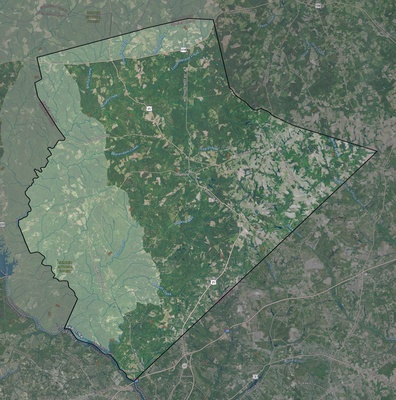 Edgefield County SC USGS imagery and topo map