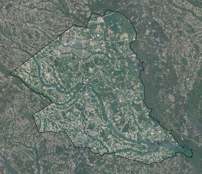 Florence County SC USGS imagery and topo map