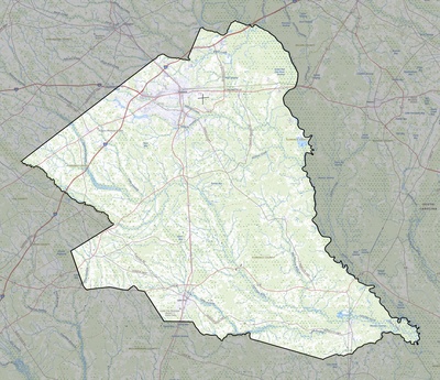 Florence County SC USGS topo map