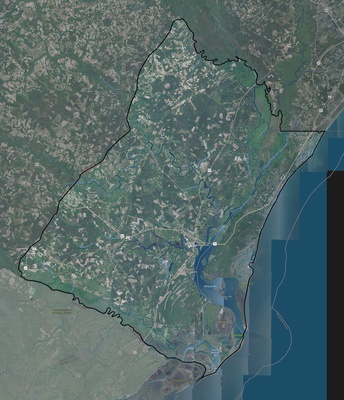 Georgetown County SC USGS imagery and topo map
