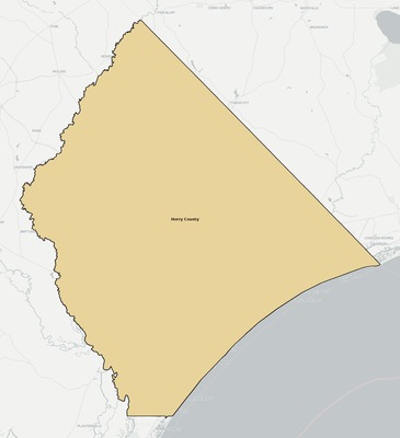 Horry County SC school district boundaries map
