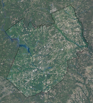 Kershaw County SC USGS imagery and topo map