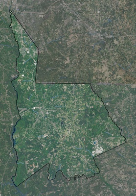 Lancaster County SC USGS imagery and topo map