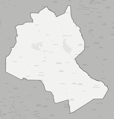 Lee County SC county basemap context