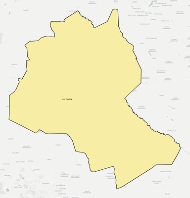 Lee County SC school district boundaries map