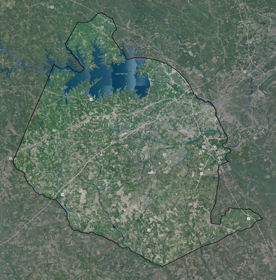 Lexington County SC USGS imagery and topo map