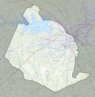 Lexington County SC USGS topo map