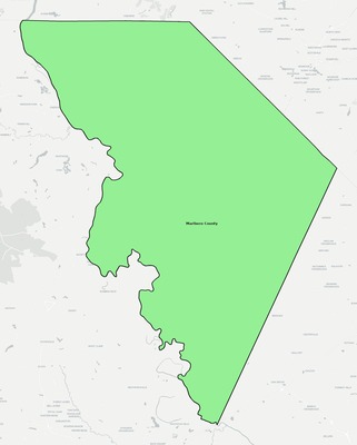 Marlboro County SC school district boundaries map